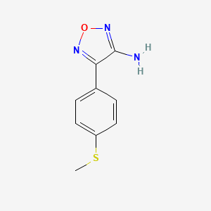 4-[4-(Methylsulfanyl)phenyl]-1,2,5-oxadiazol-3-amine