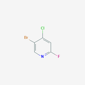 molecular formula C5H2BrClFN B1437306 5-溴-4-氯-2-氟吡啶 CAS No. 1184920-15-7