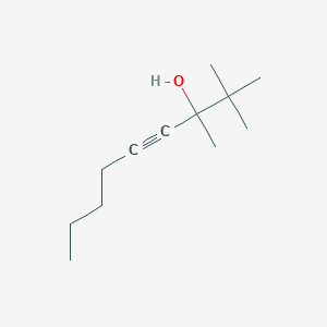 2,2,3-Trimethylnon-4-YN-3-OL