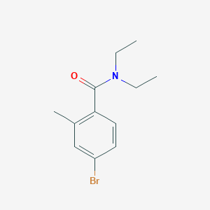 B1437310 4-bromo-N,N-diethyl-2-methylbenzamide CAS No. 682778-12-7