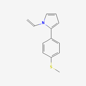 1-Ethenyl-2-[4-(methylsulfanyl)phenyl]-1H-pyrrole