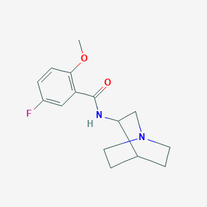 N-(1-Azabicyclo[2.2.2]octan-3-yl)-5-fluoro-2-methoxybenzamide