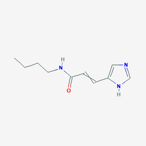 molecular formula C10H15N3O B14373106 N-Butyl-3-(1H-imidazol-5-yl)prop-2-enamide CAS No. 91810-63-8