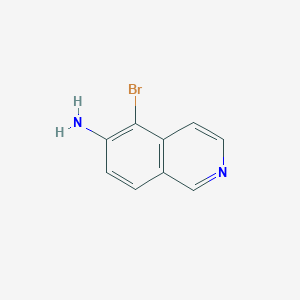 molecular formula C9H7BrN2 B1437311 5-溴异喹啉-6-胺 CAS No. 566943-98-4