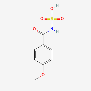 (4-Methoxybenzoyl)sulfamic acid