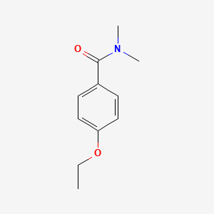 molecular formula C11H15NO2 B14373141 Benzamide, 4-ethoxy-N,N-dimethyl- CAS No. 90526-03-7