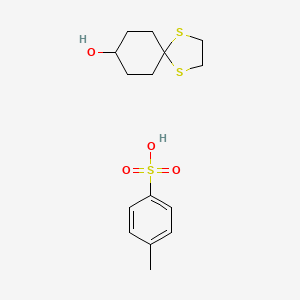 1,4-Dithiaspiro[4.5]decan-8-ol;4-methylbenzenesulfonic acid