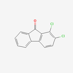 molecular formula C13H6Cl2O B14373153 1,2-Dichloro-9H-fluoren-9-one CAS No. 90077-74-0