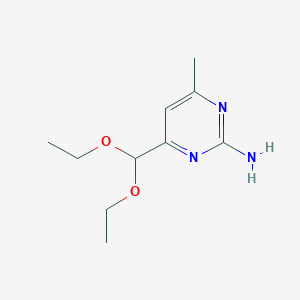 4-(Diethoxymethyl)-6-methylpyrimidin-2-amine