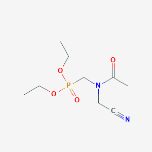 Diethyl {[acetyl(cyanomethyl)amino]methyl}phosphonate