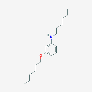B1437326 N-Hexyl-3-(hexyloxy)aniline CAS No. 1040682-59-4