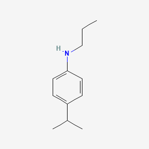 molecular formula C12H19N B1437341 (4-异丙基苯基)丙胺 CAS No. 1019529-87-3