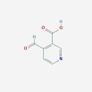 molecular formula C7H5NO3 B1437390 4-甲酰基吡啶-3-甲酸 CAS No. 395645-41-7