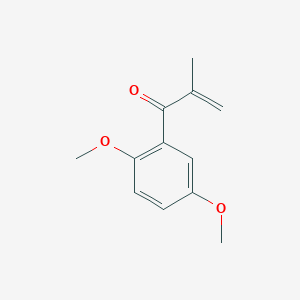 B14373914 1-(2,5-Dimethoxyphenyl)-2-methylprop-2-en-1-one CAS No. 89654-21-7