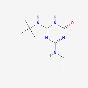 molecular formula C9H17N5O B1437417 Terbutylazine-2-hydroxy CAS No. 66753-07-9