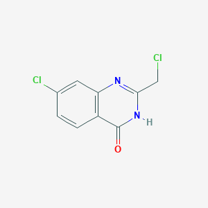 molecular formula C9H6Cl2N2O B1437418 7-chloro-2-(chloromethyl)quinazolin-4(3H)-one CAS No. 730951-40-3