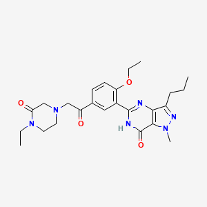 molecular formula C25H32N6O4 B1437428 Oxohongdenafil CAS No. 1446144-70-2