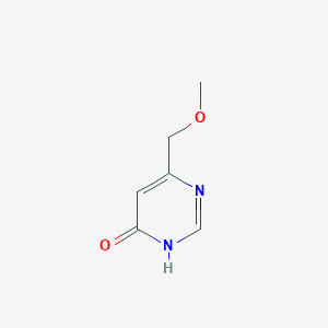 molecular formula C6H8N2O2 B1437437 6-(Methoxymethyl)pyrimidin-4-ol CAS No. 3122-78-9