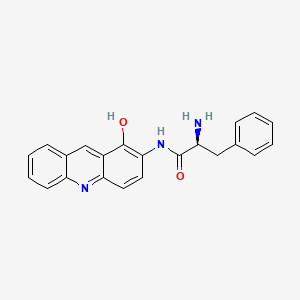 molecular formula C22H19N3O2 B1437461 (S)-2-氨基-N-(1-氧代-1,10-二氢吖啶-2-基)-3-苯基丙酰胺 CAS No. 352525-09-8