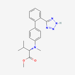 molecular formula C20H23N5O2 B1437476 (S)-甲基 2-((2'-(2H-四唑-5-基)联苯-4-基)甲基氨基)-3-甲基丁酸酯 CAS No. 1111177-24-2