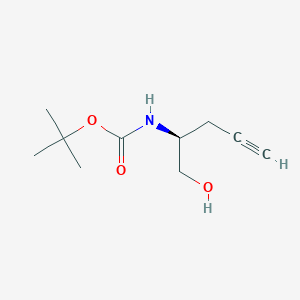B1437481 Boc-2-Propargyl-L-glycinol CAS No. 763122-73-2
