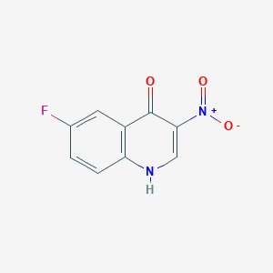 B1437482 6-Fluoro-4-hydroxy-3-nitroquinoline CAS No. 628284-75-3