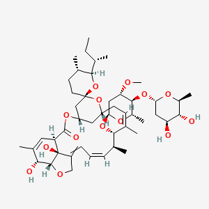 molecular formula C47H72O14 B1437485 3''-O-去甲基二氢阿维菌素 B1a CAS No. 92137-95-6