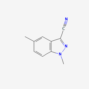 B1437486 1,5-Dimethyl-1H-indazole-3-carbonitrile CAS No. 1015846-71-5