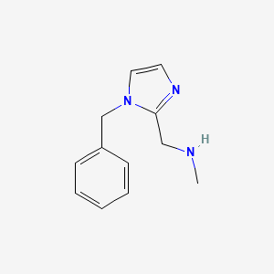 molecular formula C12H15N3 B1437495 [(1-benzyl-1H-imidazol-2-yl)methyl](methyl)amine CAS No. 915923-37-4