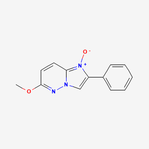 B14375128 6-Methoxy-1-oxo-2-phenyl-1lambda~5~-imidazo[1,2-b]pyridazine CAS No. 89778-82-5