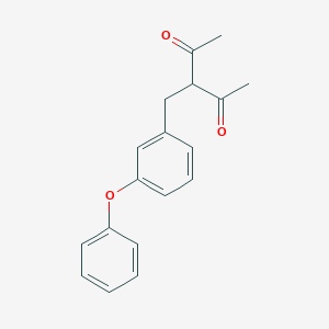 3-[(3-Phenoxyphenyl)methyl]pentane-2,4-dione