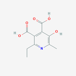 2-Ethyl-5-hydroxy-6-methylpyridine-3,4-dicarboxylic acid