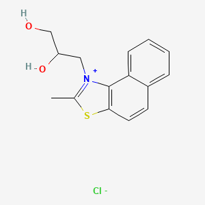 1-(2,3-Dihydroxypropyl)-2-methylnaphtho[1,2-D][1,3]thiazol-1-ium chloride