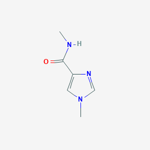 molecular formula C6H9N3O B143753 N,1-ジメチル-1H-イミダゾール-4-カルボキサミド CAS No. 129993-50-6