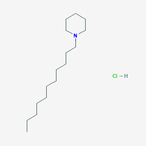 1-Undecylpiperidine;hydrochloride