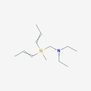 N-Ethyl-N-{[methyldi(prop-1-en-1-yl)silyl]methyl}ethanamine