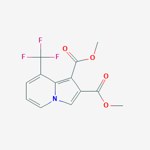 Dimethyl 8-(trifluoromethyl)indolizine-1,2-dicarboxylate