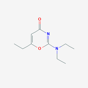 2-(Diethylamino)-6-ethyl-4H-1,3-oxazin-4-one