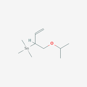 Trimethyl{1-[(propan-2-yl)oxy]but-3-en-2-yl}stannane