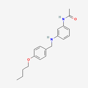 N-(3-{[(4-Butoxyphenyl)methyl]amino}phenyl)acetamide