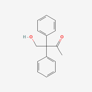 4-Hydroxy-3,3-diphenylbutan-2-one