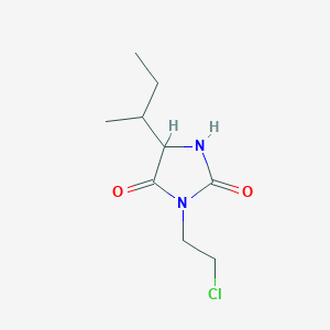 5-(Butan-2-yl)-3-(2-chloroethyl)imidazolidine-2,4-dione