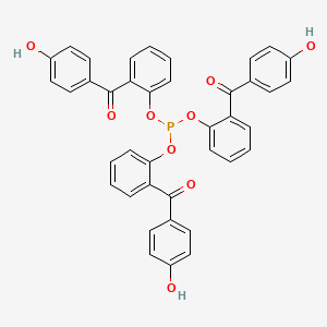 Tris[2-(4-hydroxybenzoyl)phenyl] phosphite