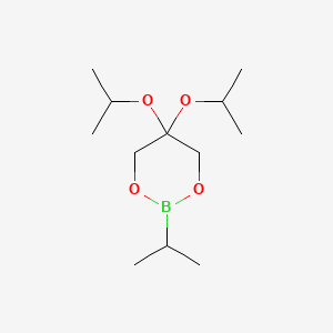 2-(Propan-2-yl)-5,5-bis[(propan-2-yl)oxy]-1,3,2-dioxaborinane