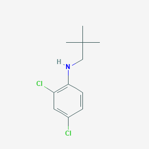 molecular formula C11H15Cl2N B1437562 2,4-二氯-N-新戊基苯胺 CAS No. 1040690-09-2