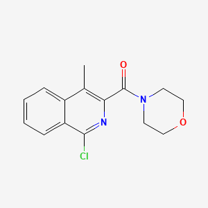 (1-Chloro-4-methylisoquinolin-3-yl)(morpholin-4-yl)methanone