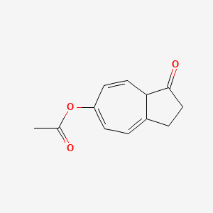 3-Oxo-1,2,3,3a-tetrahydroazulen-6-yl acetate