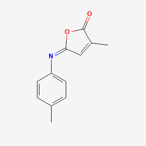 2(5H)-Furanone, 3-methyl-5-[(4-methylphenyl)imino]-