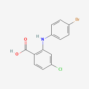 2-(4-Bromoanilino)-4-chlorobenzoic acid