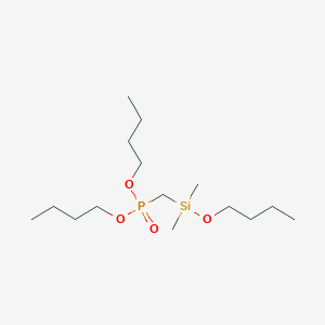 Dibutyl {[butoxy(dimethyl)silyl]methyl}phosphonate